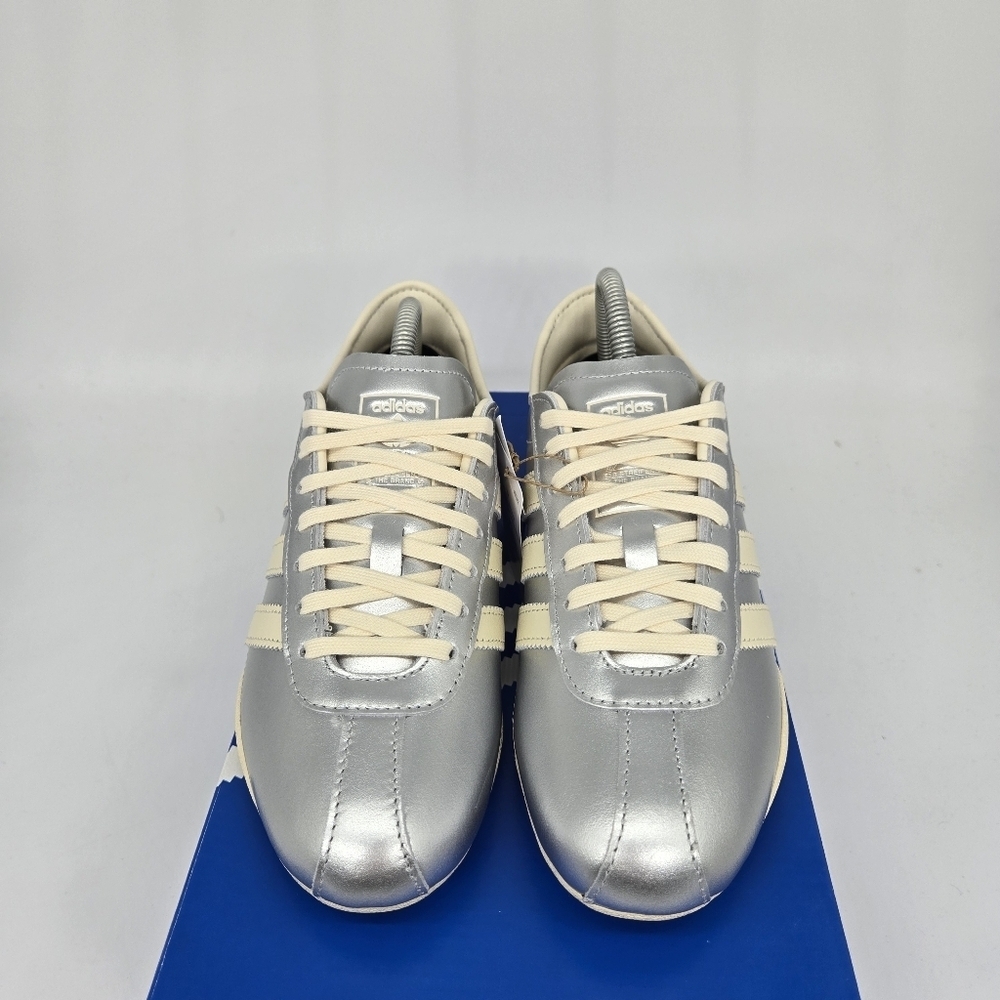 New adidas Tokyo Silver Metallic Cream White Women's Shoes Size 10.5 - Picture 2 of 8